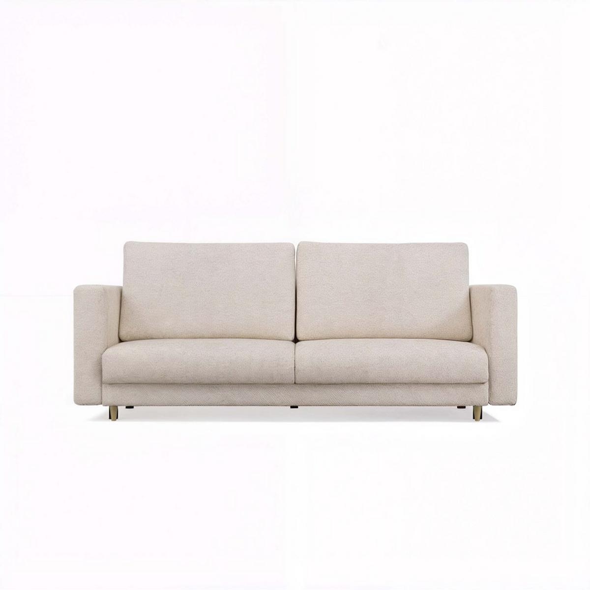 SOFA Beige 221/90/98 - Beige, Holzwerkstoff (221/90/98cm) - RAUMHIRSCH FURNITURE