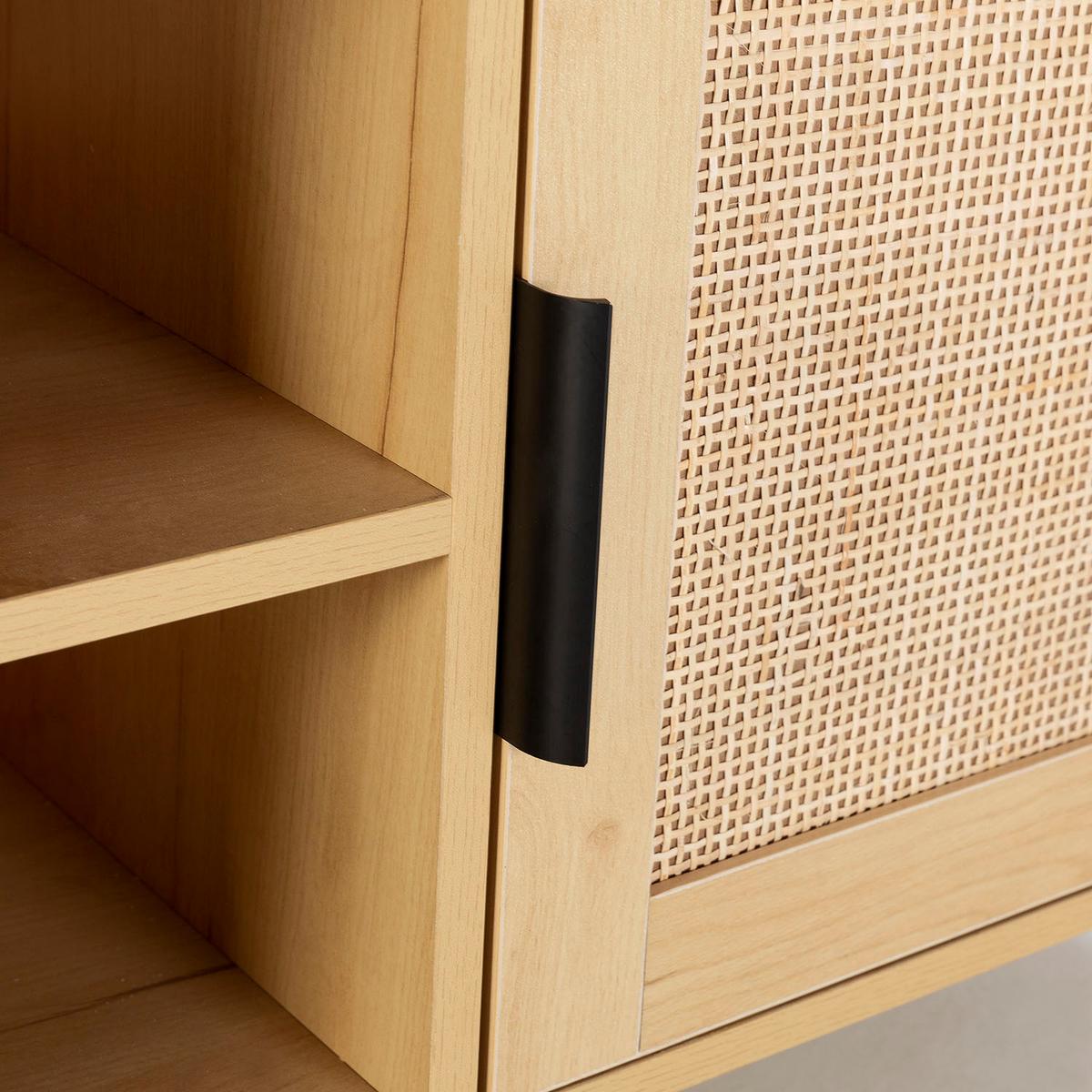 TV-ELEMENT Cruz 2 Türen Eiche farbe - Honigeiche, Holzwerkstoff (120/48/40cm) - VS Venta-stock
