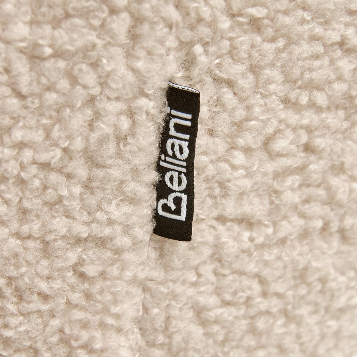 ESSZIMMERSTUHL 2er-Set Hellbeige Alden - Beige/Schwarz, Textil (58/86/63cm) - Beliani