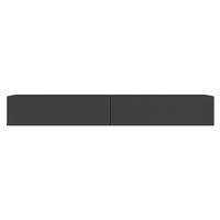 TV-LOWBOARD Veldio hängend Schwarz 200 cm - Schwarz, Holzwerkstoff (201.6/28.5/31.6cm) - Selsey