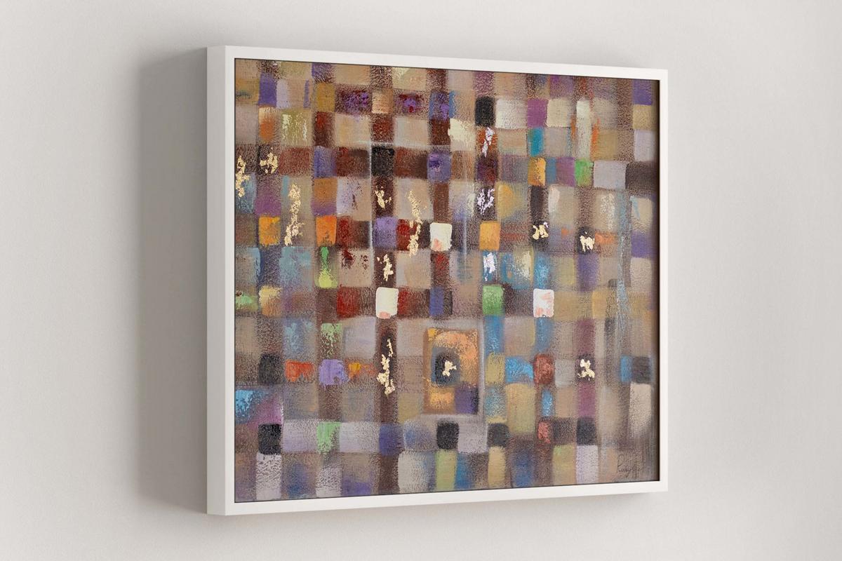 ACRYLBILD HANDGEMALT 100/75 cm - Multicolor, Holz/Textil (100/75cm) - KUNSTLOFT