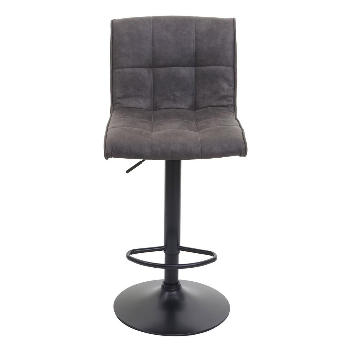 BARHOCKER Anthrazit - Anthrazit, Textil (44/116/46cm) - MCW