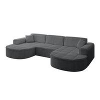 WOHNLANDSCHAFT TARO-U1 - 303x171x79,5 cm Duneklgrau - Dunkelgrau, Holzwerkstoff/Textil (303/79.5/171cm) - ALTDECOR
