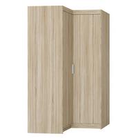 ECKSCHRANK Storicos Sonoma Eiche 97,8/190,5/97,8 cm – Modern, ideal für Ecken - Sonoma Eiche, Holzwerkstoff/Kunststoff (97.8/190.5/97.8cm) - AX Living