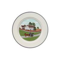 FRÜHSTÜCKSTELLER BAUER Design Naif bunt ø 21 cm - Multicolor, Keramik (21cm) - Villeroy & Boch