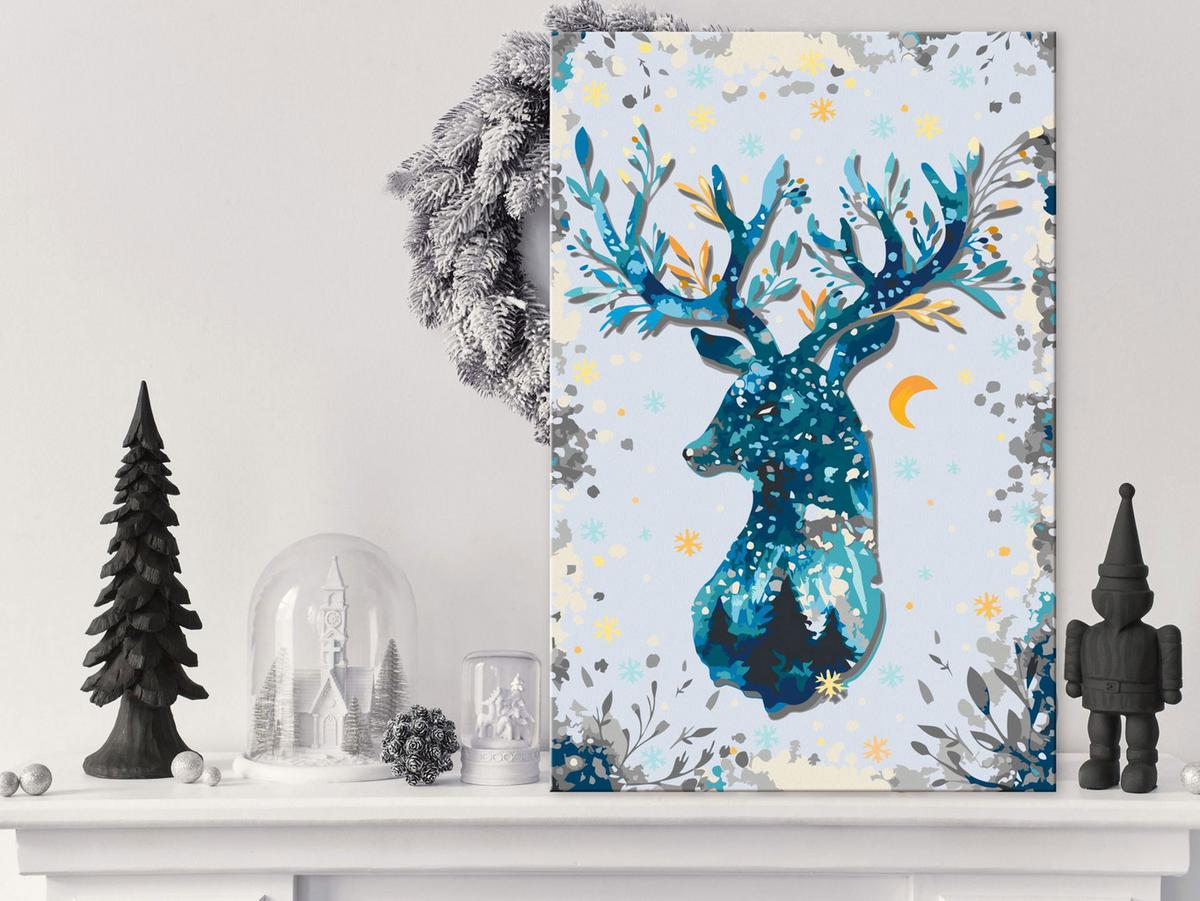 MALEN NACH ZAHLEN 40/50 cm - Multicolor, Textil (1.4/50cm) - KUNSTLOFT