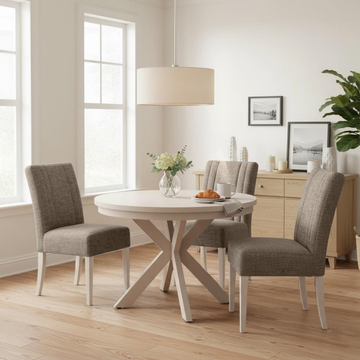 STUHL FREYA mit kaschmirfarbenen Holzbeinen, Polsterstuhl, Hellbraun - Hellbraun/Kaschmir, Holz (47/94/42cm) - Beautysofa