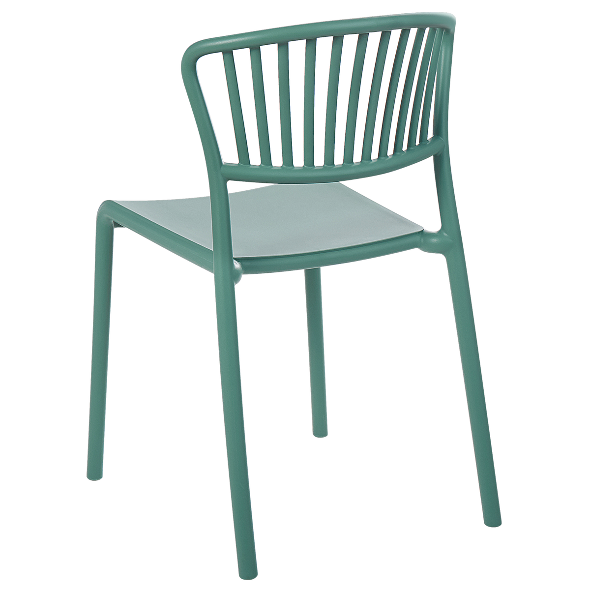 GARTENSTÜHLE 4er-Set Kunststoff grün Gela - Grün, Kunststoff (45/78/50cm) - Beliani