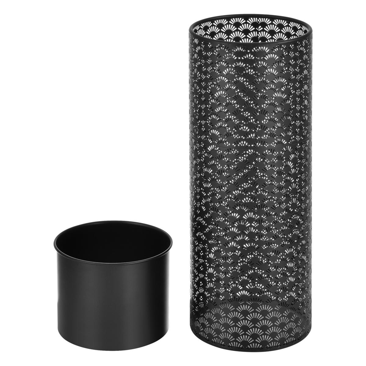 PFLANZENSTÄNDER-SET 2 TLG. Virton - Schwarz, Metall (22.5/29/22.5cm) - [en.casa]