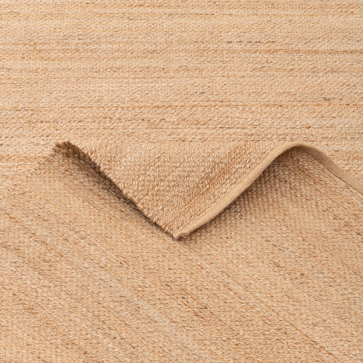 NATURFASER TEPPICH LÄUFER JUTE SALSA - Braun, Textil (80/150cm) - Pergamon