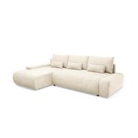 ECKSOFA Ivana 3 Sitzplätze Weiß - Weiß, Holz (265/172cm) - Petits-meubles