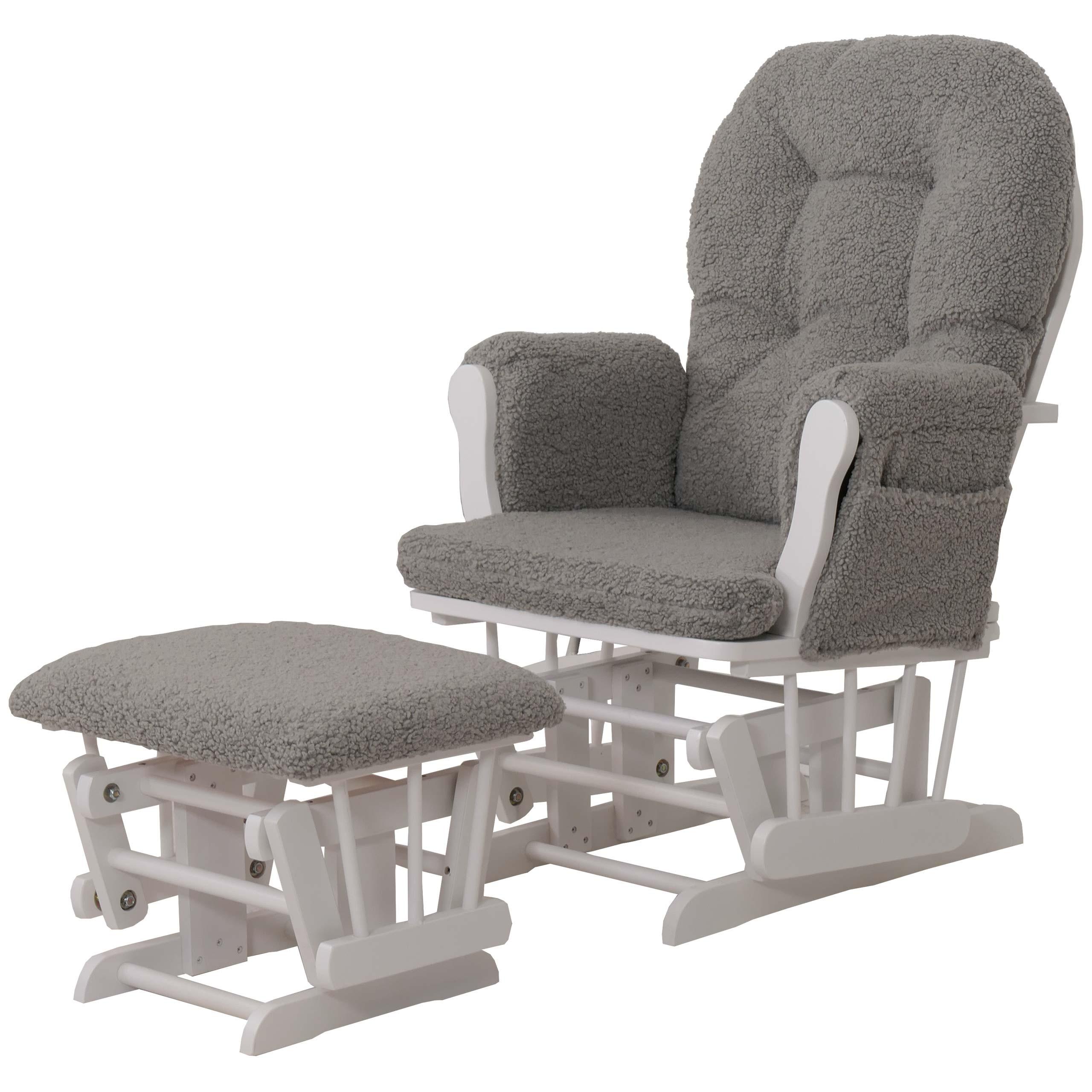 RELAXSESSEL Grau, Weiß - Weiß/Grau, Textil (74/105/72cm) - MCW