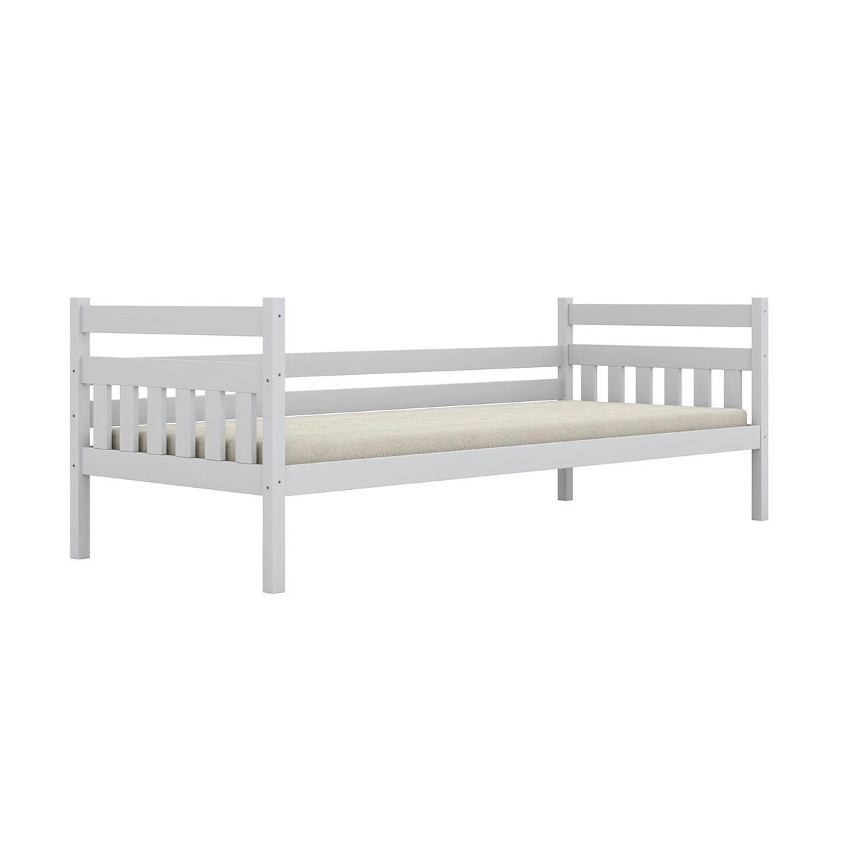 BETT 90/200 David Weiß - Weiß, Holz (90/200cm) - Petits-meubles
