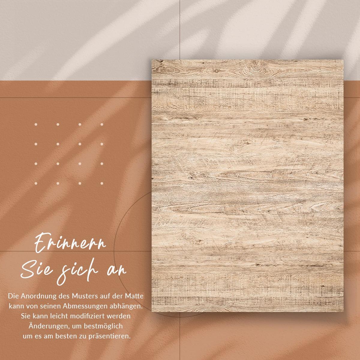 VINYL TEPPICH 60x90 cm Katalanische Blumen - Beige, Kunststoff (60/90cm) - TULUP
