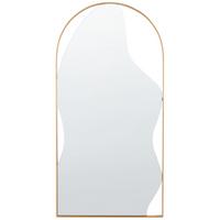 WANDSPIEGEL Metall gold oval 41/81 cm Colombier - Goldfarben, Metall (41/81/2cm) - Beliani