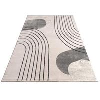 KURZFLORTEPPICH, abstrakt, aus Polypropylen, Florhöhe 11 mm, Grau, 120 x 160 cm - Grau, Textil (160/120cm) - KADIMA DESIGN