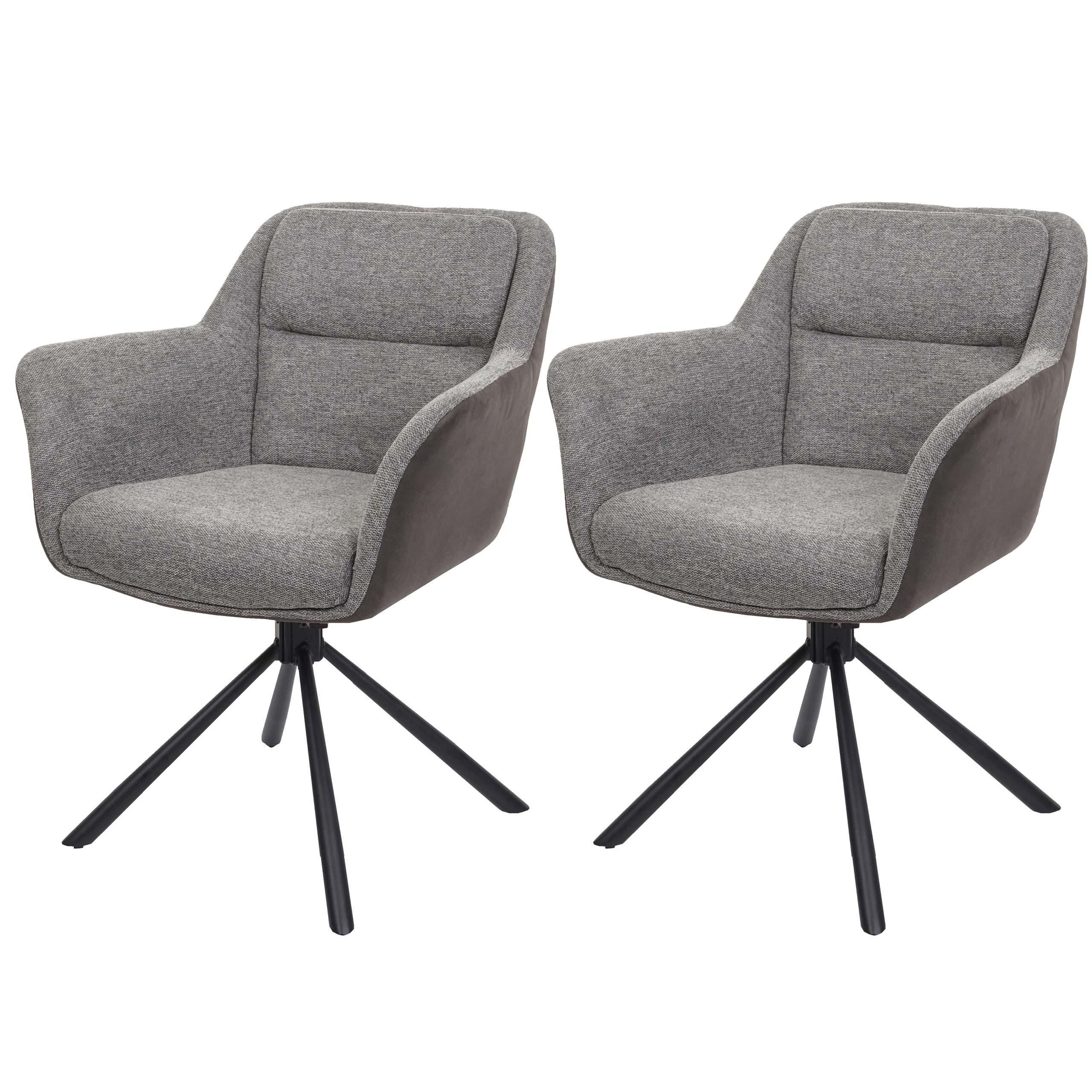 ESSZIMMERSTUHL Grau - Dunkelgrau/Grau, Textil (65/83/57cm) - MCW