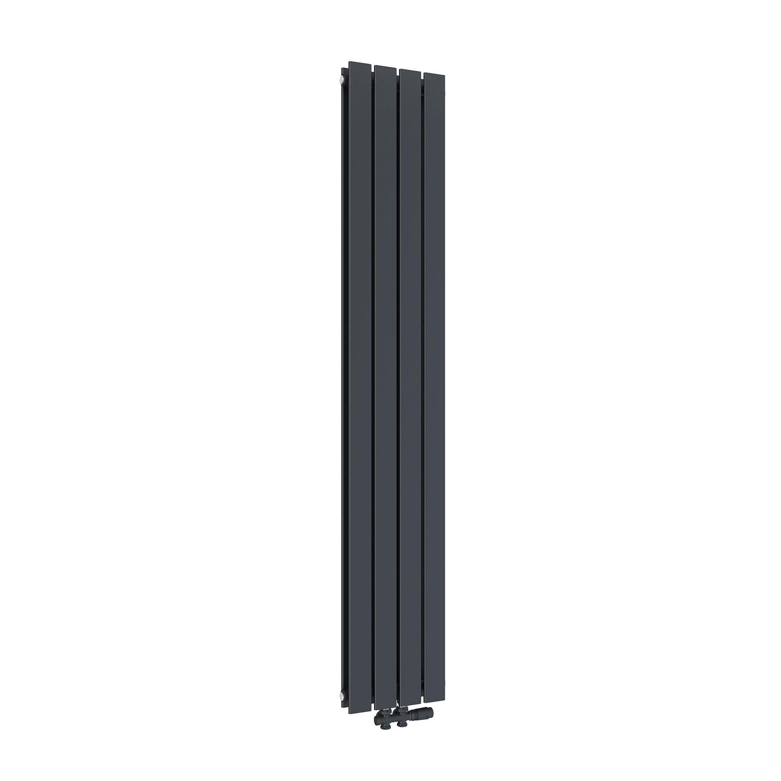 HEIZKÖRPER Flachheizkörper Anthrazit 180/30/6,6 cm - Anthrazit, Metall (30/180/6.3cm) - EMKE