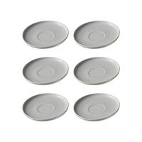 KAFFEEUNTERTASSEN Jasper mint ø 15.0 cm 6er Set - Mintgrün, Keramik (15cm) - Ritzenhoff Breker