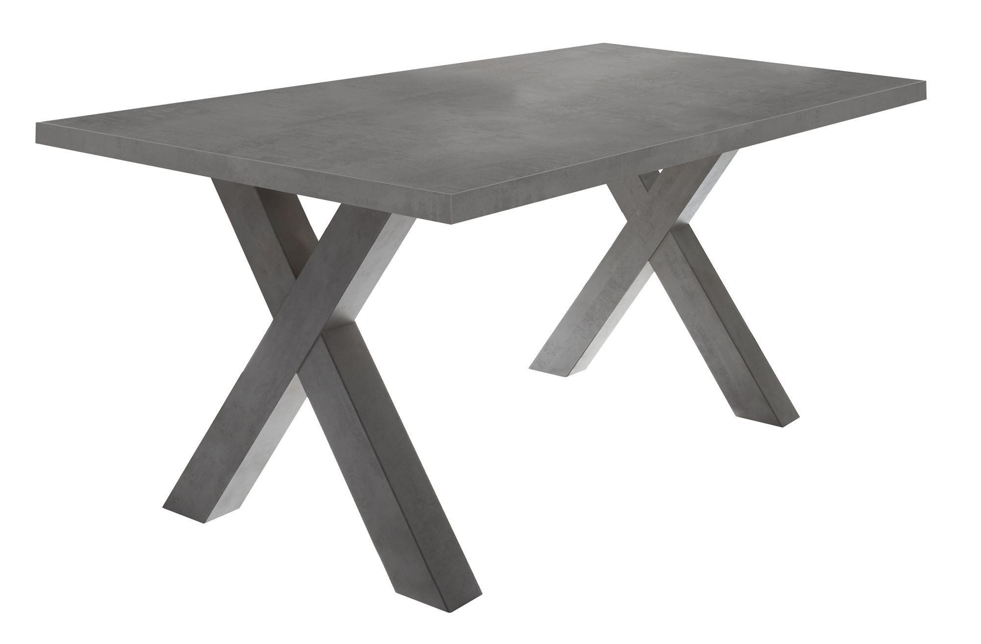 ESSZIMMERTISCH Eike 4 180 x 90 x 75 Esstisch Graphit - Grau, Holz (180/90/75cm) - 58aufmkessel