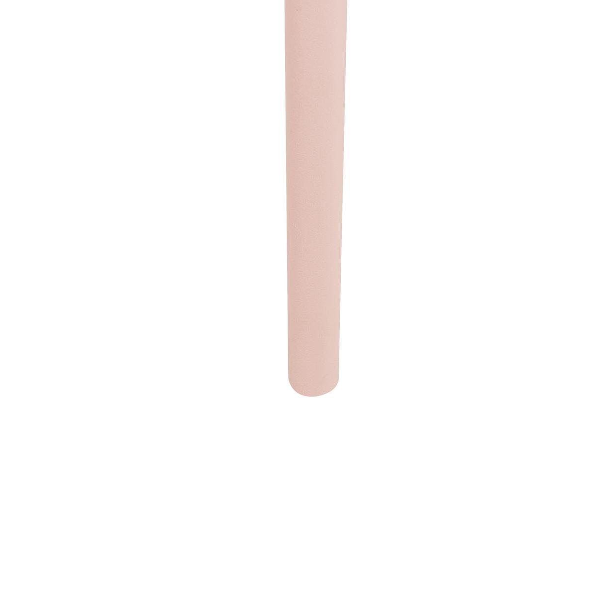 ESSZIMMERSTUHL 4er-Set Kunststoff Rosa Morill - Pink, Kunststoff (45/77/52cm) - Beliani