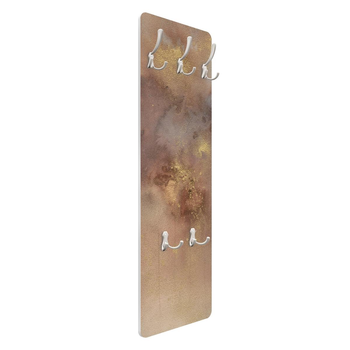 WANDGARDEROBE - Himmelsträumerei I 34/105 cm - Beige, Holzwerkstoff (34/105/1.6cm) - Bilderwelten