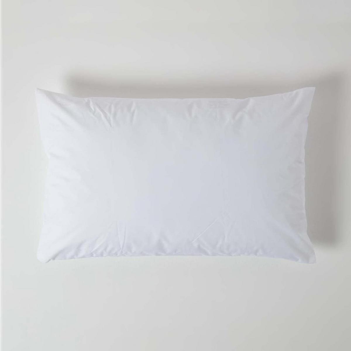 KISSENSCHONER wasserdicht 48/74 cm, 2er-Set mit Reißverschluss - Weiß, Textil (48/74cm) - Homescapes