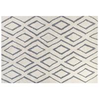 SHAGGY-TEPPICH Menderes 230/160 cm - Weiß, Textil (160/230cm) - Beliani