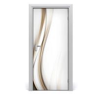 TÜRAUFKLEBER 95x205 cm Dekorativ für Türen - Beige, Kunststoff (95/205/0.01cm) - TULUP
