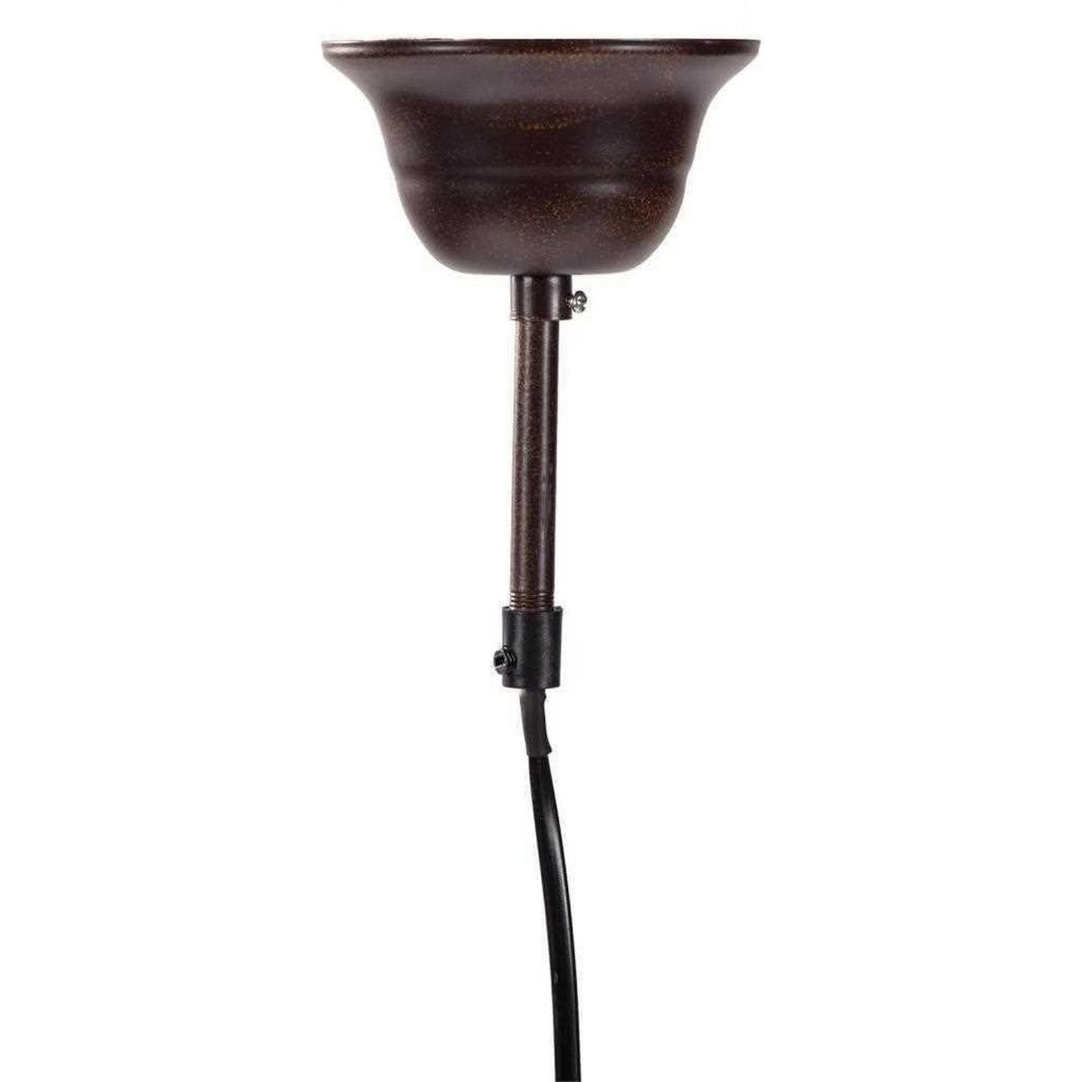 LAMPE aus Metall, braun, 19x80cm - Schwarz, Metall (18.5/18.5/80cm) - Wanderlust
