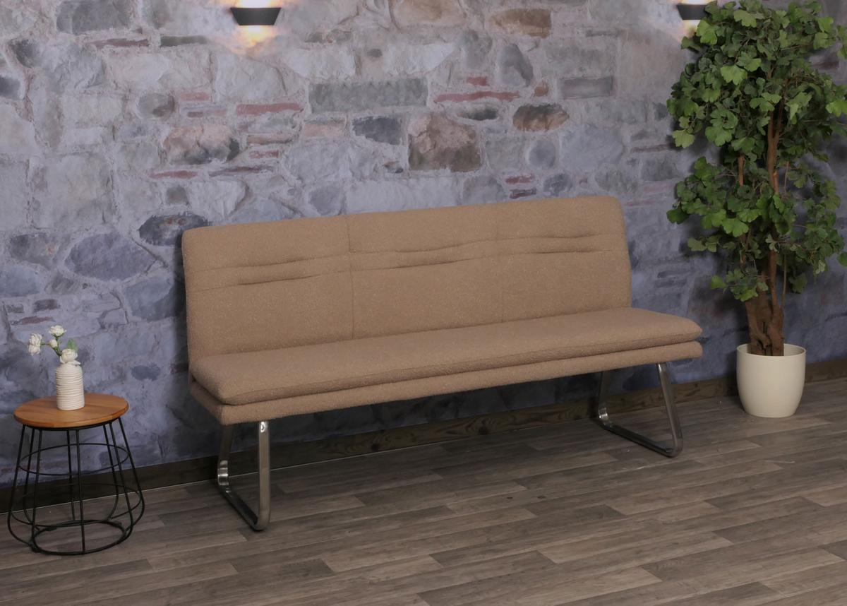 SITZBANK Braun - Braun/Mokka, Textil (180/93/58cm) - MCW