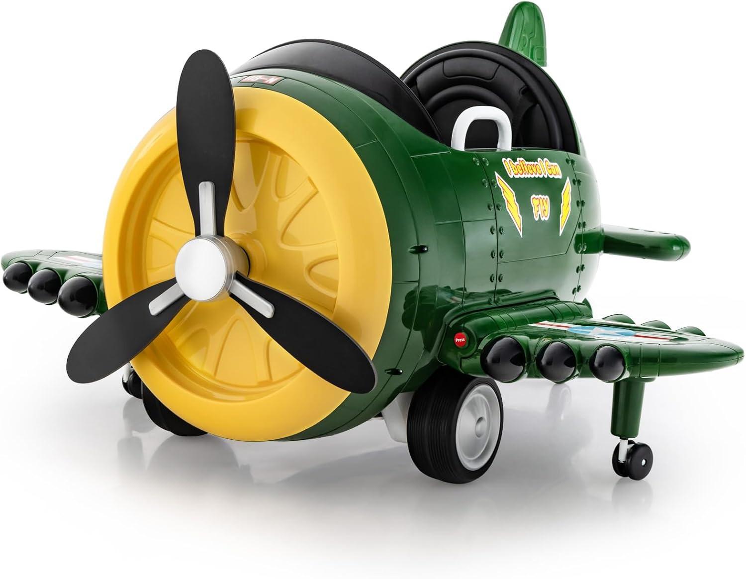 ELEKTROAUTO Kinder Grün - Grün, Kunststoff (124/62/100cm) - COSTWAY