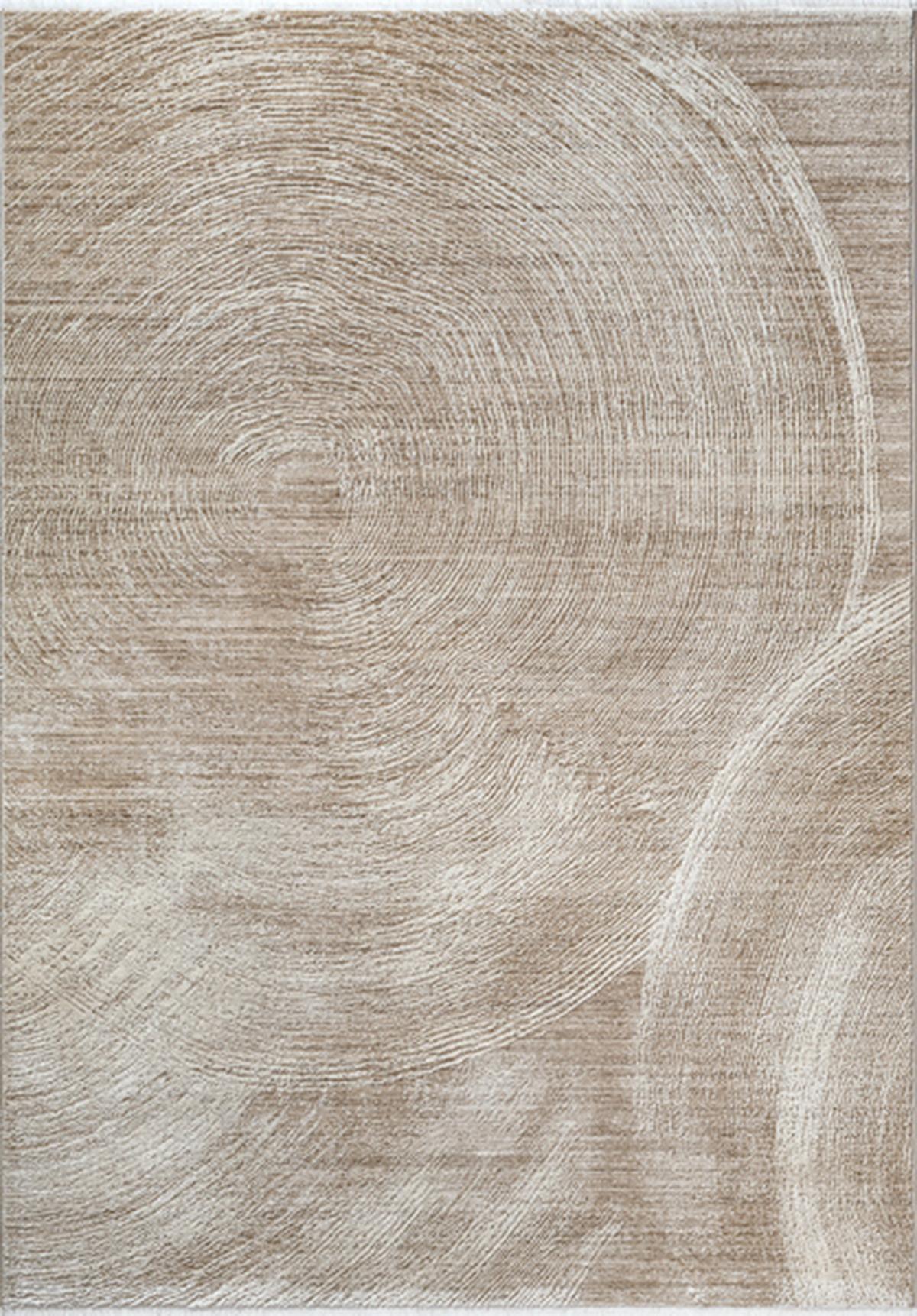 TEPPICHLÄUFER Abstrakt SCRIVIA Polypropylen Beige 80 x 150 cm - Beige, Textil (80/150cm) - KADIMA DESIGN