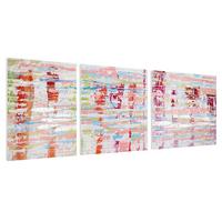 LEINWANDBILD 3-TEILIG Bunt 150/50 cm - Multicolor, Textil (150/50cm) - KUNSTLOFT