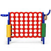 SPIELSET 4 in 1 Riesiges 4 Gewinnt Multicolor - Multicolor, Kunststoff (84/33cm) - COSTWAY