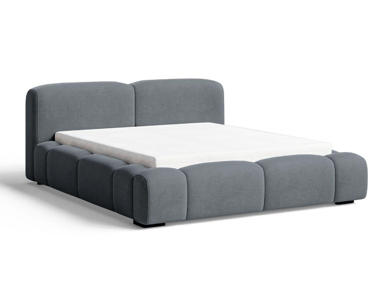 POLSTERBETT Aubi 160x200 Dunkelgrau - Dunkelgrau, Textil (160/200cm) - Graingold
