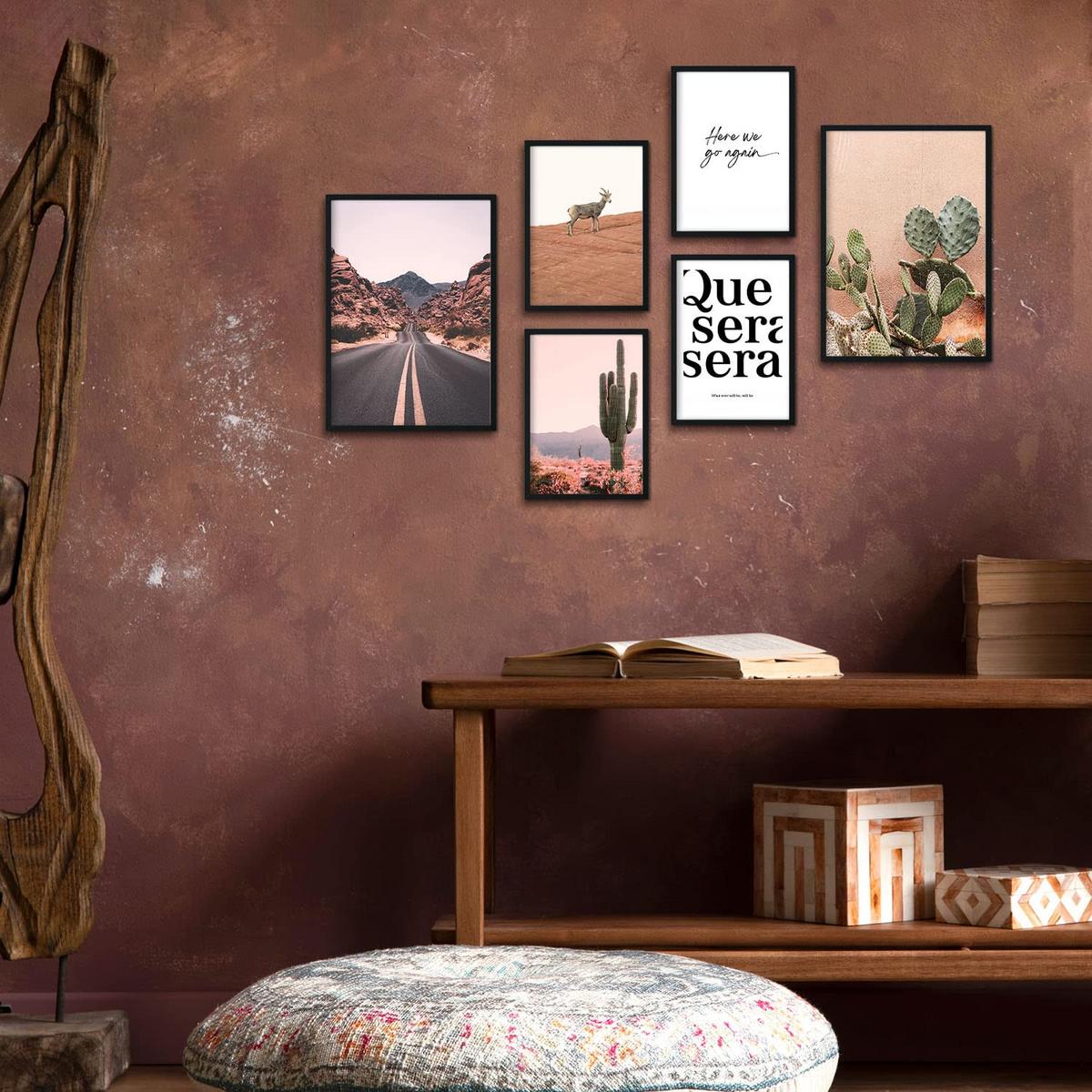 POSTER Set Mit 6 Mexiko Wandbild A3 & A4 Rahmenlos - Klar, Papier (29/3cm) - Nacnic