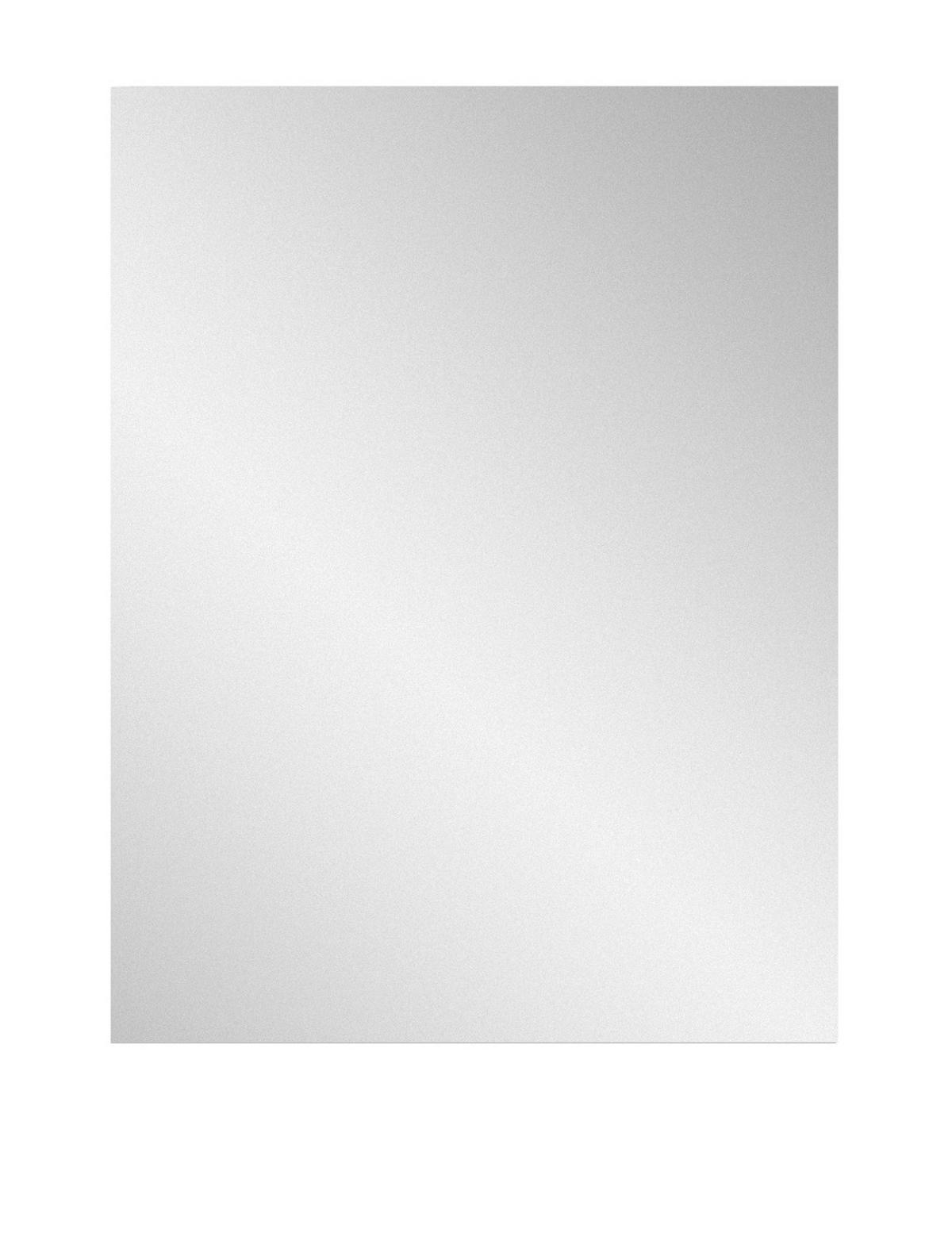 GARDEROBENSPIEGEL weiß 55 cm Wandspiegel, Rahmenlos - Weiß, Glas/Holzwerkstoff (55/71/2cm) - Inn.Furn