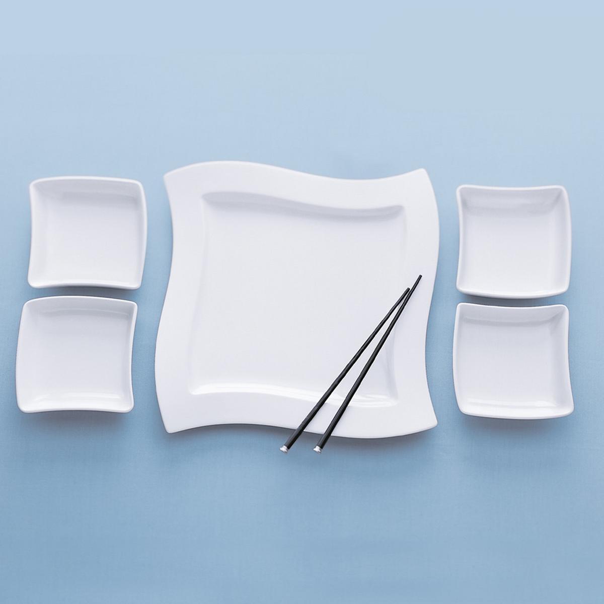 SCHÄLCHEN NewWave weiß 12 x 12 cm 4er Set - Weiß, Keramik (1cm) - Villeroy & Boch