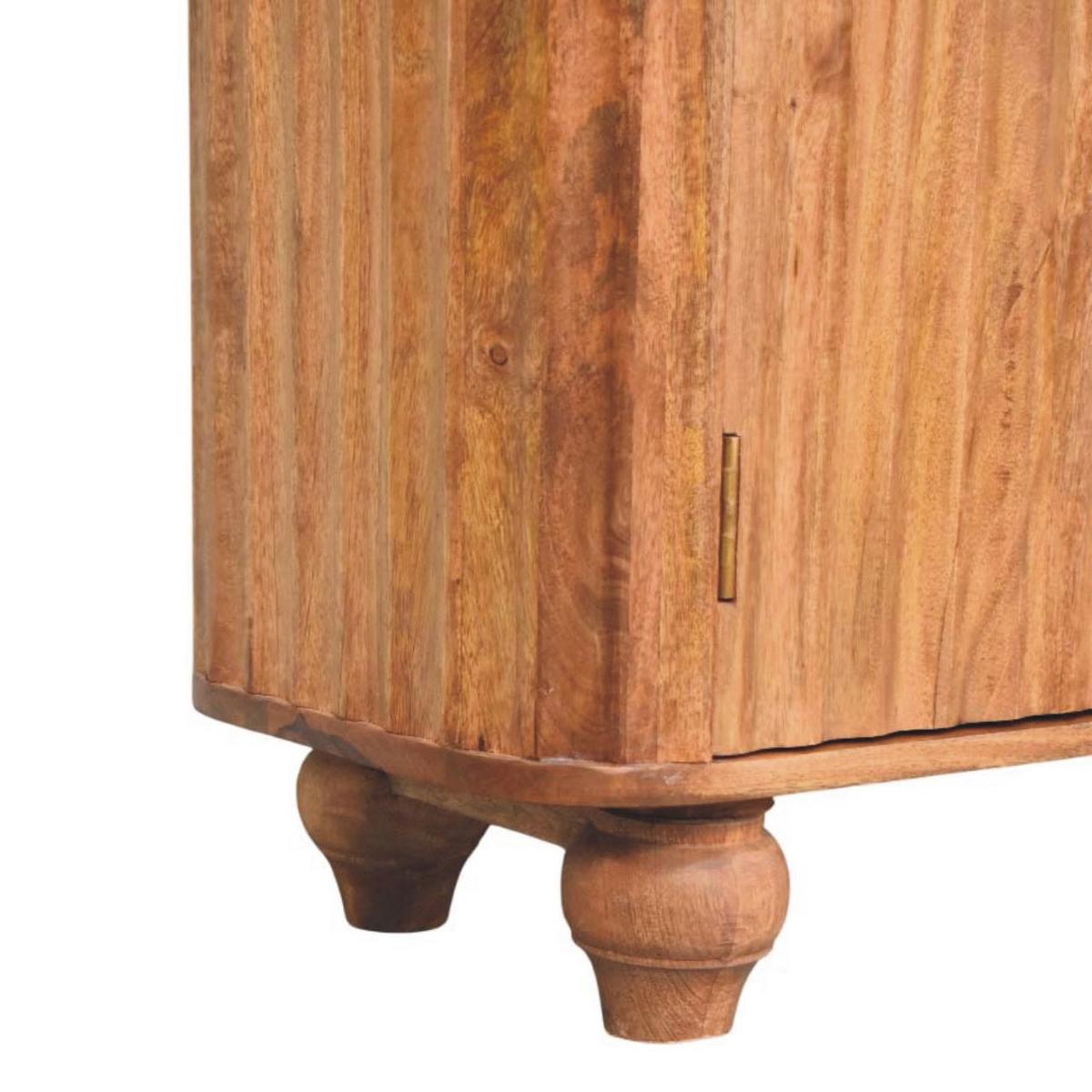 SIDEBOARD mit Golden-Teak-Finish, 3 Schubladen, 2 Innenablagen, 2 Türen, braun - Braun, Holz (146/73/35cm) - Artisan Furniture