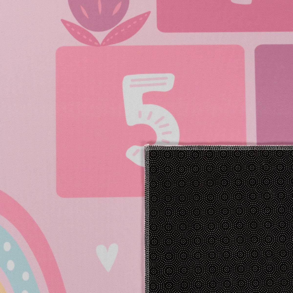 KINDERTEPPICH Waschbar, mit Prinzessinnen-Motiv, Rosa, 100 x 200 cm - Rosa, Textil (200/100cm) - KADIMA DESIGN