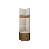GARDEROBEN-SET Orion XXI - Beige/Eiche Artisan, Holzwerkstoff/Kunststoff (42/186/46cm) - MIRJAN24