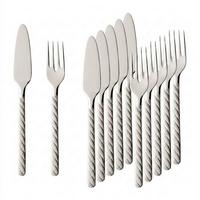 FISCHBESTECK Montauk silber 12-tlg. - Silberfarben, Metall - Villeroy & Boch