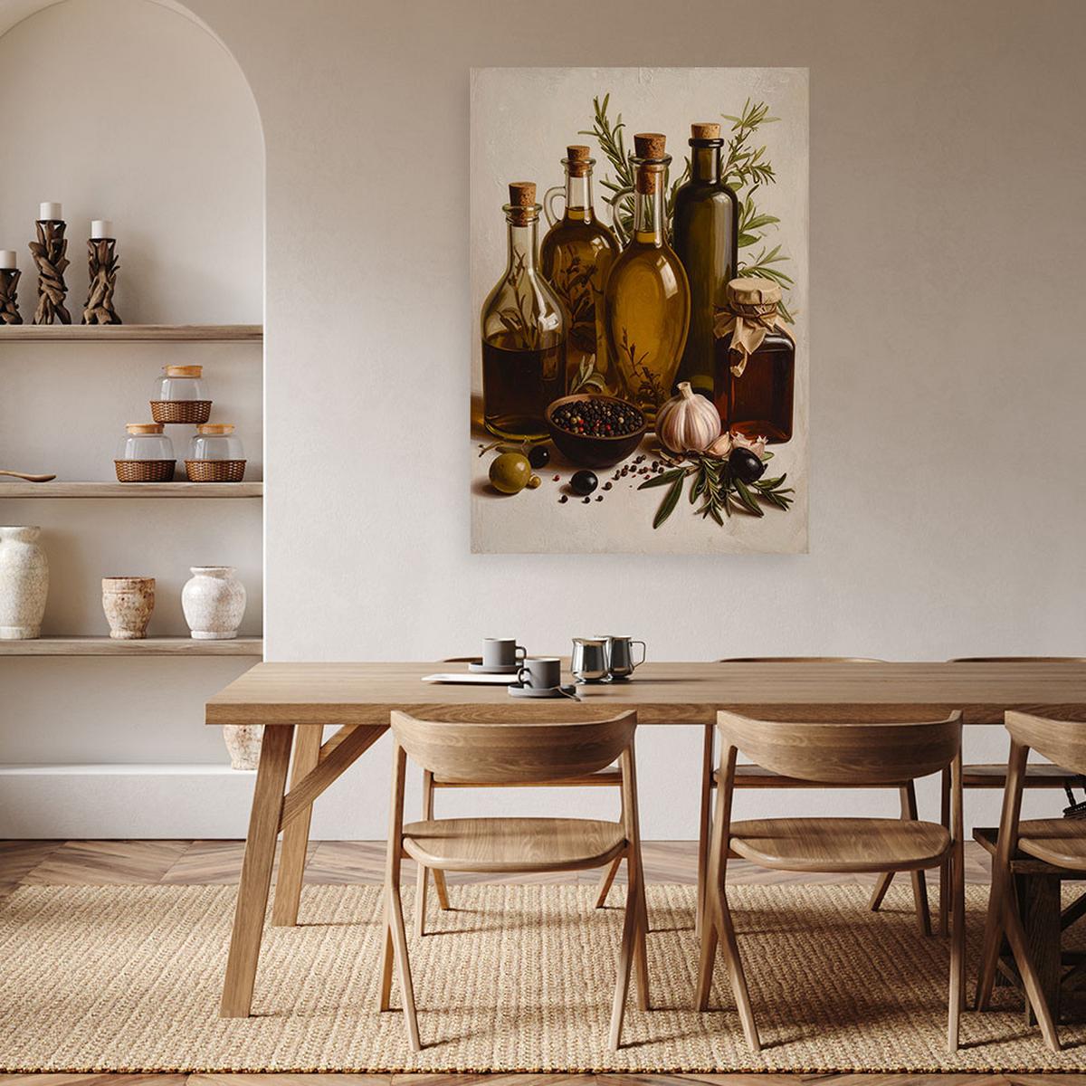 LEINWANDBILD Essen & Trinken 20x30cm - Braun, Textil (20/30cm) - Feeby
