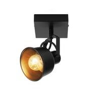 DECKENSTRAHLER Duke1 1-flammig 14/14/17cm - Schwarz, Metall (14/14/17cm) - Nettlife