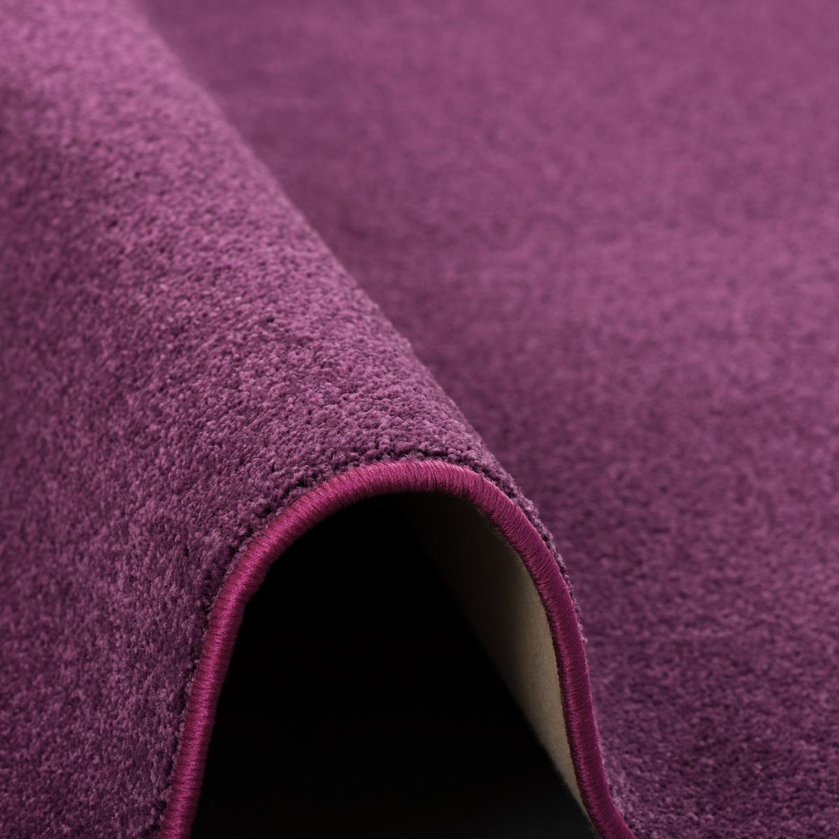 HOCHFLOR VELOURS TEPPICH LUNA - Lila, Textil (80/400cm) - Snapstyle
