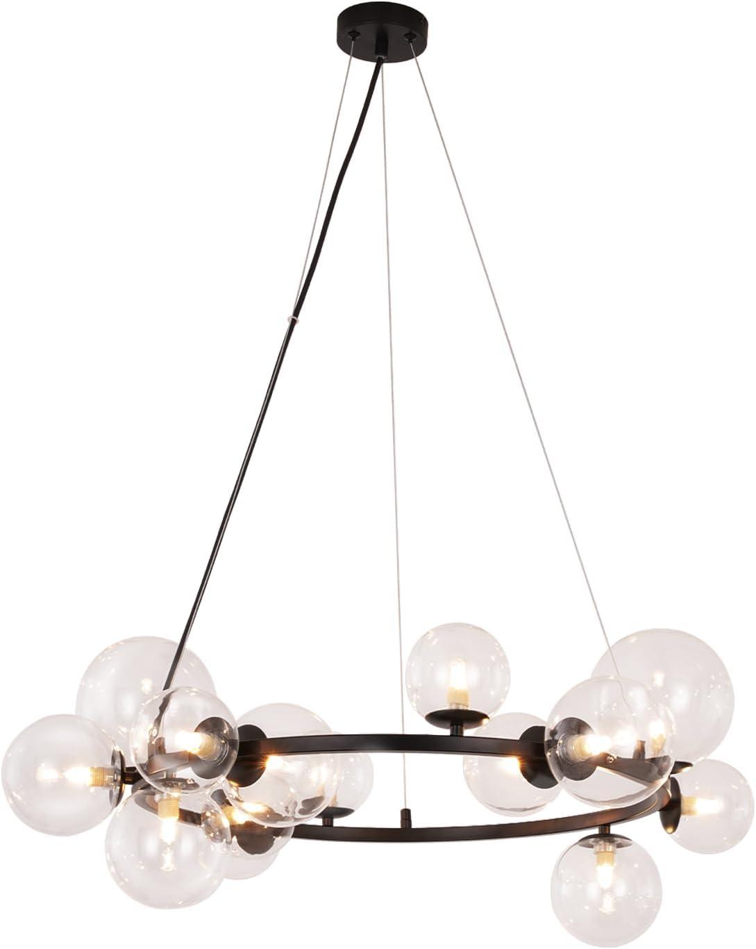PENDELLEUCHTE Oliver 80/79.5/171 cm - Transparent, Metall (80/79.5/171cm) - ZMH