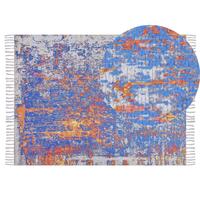KURZFLOR-TEPPICH Acarlar 200/140 cm - Multicolor, Kunststoff (140/200cm) - Beliani