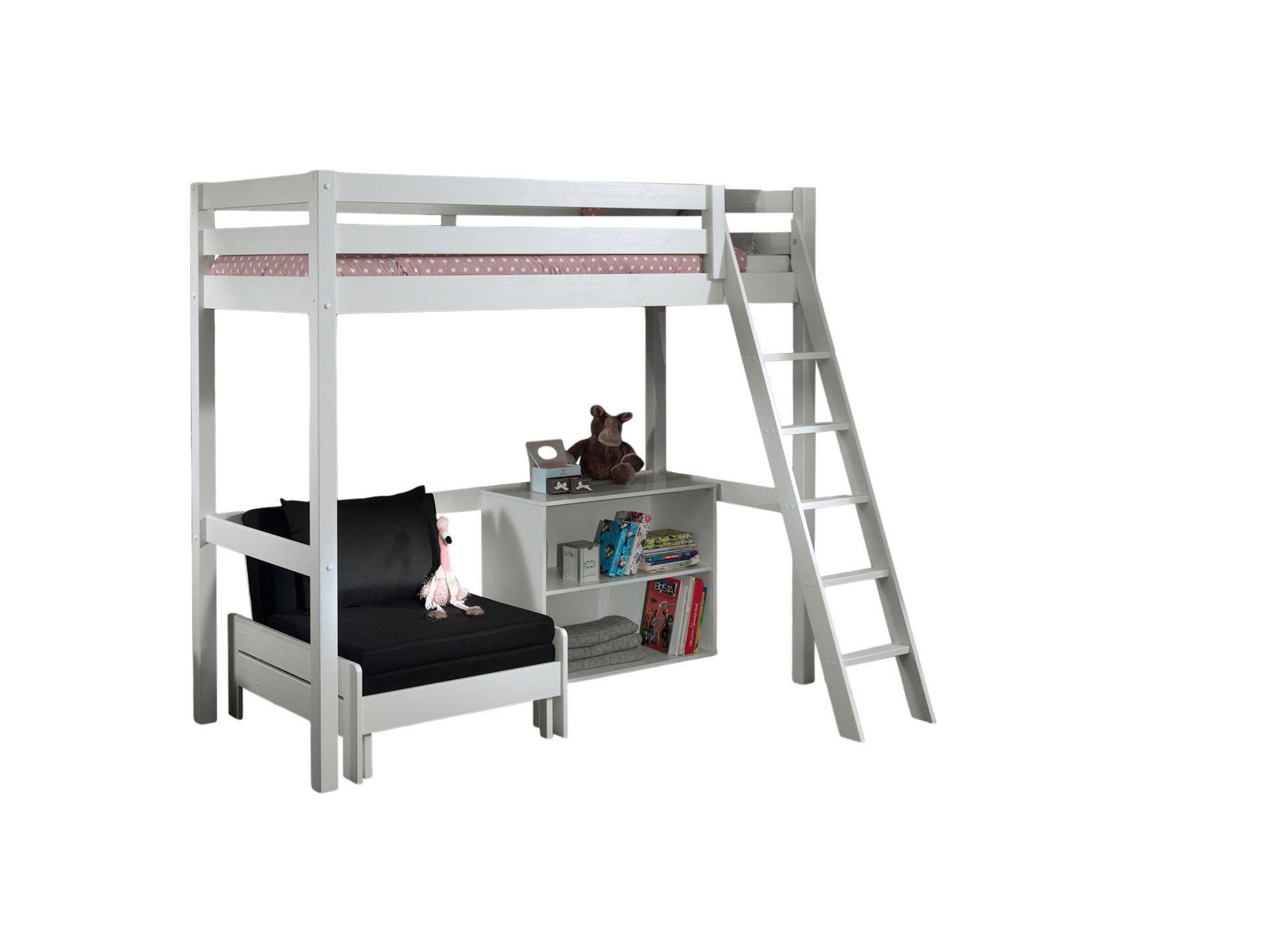 HOCHBETT Karolina 209x190x165 aus Massivholz+MDF in Weiß - Weiß, Holz (90/200cm) - 58aufmkessel