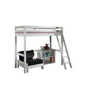 HOCHBETT Karolina 209x190x165 aus Massivholz+MDF in Weiß - Weiß, Holz (90/200cm) - 58aufmkessel
